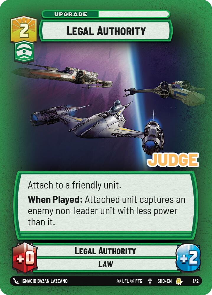 Legal Authority (1/2) (1/2) [Judge Promos] | Fandemonia Ltd