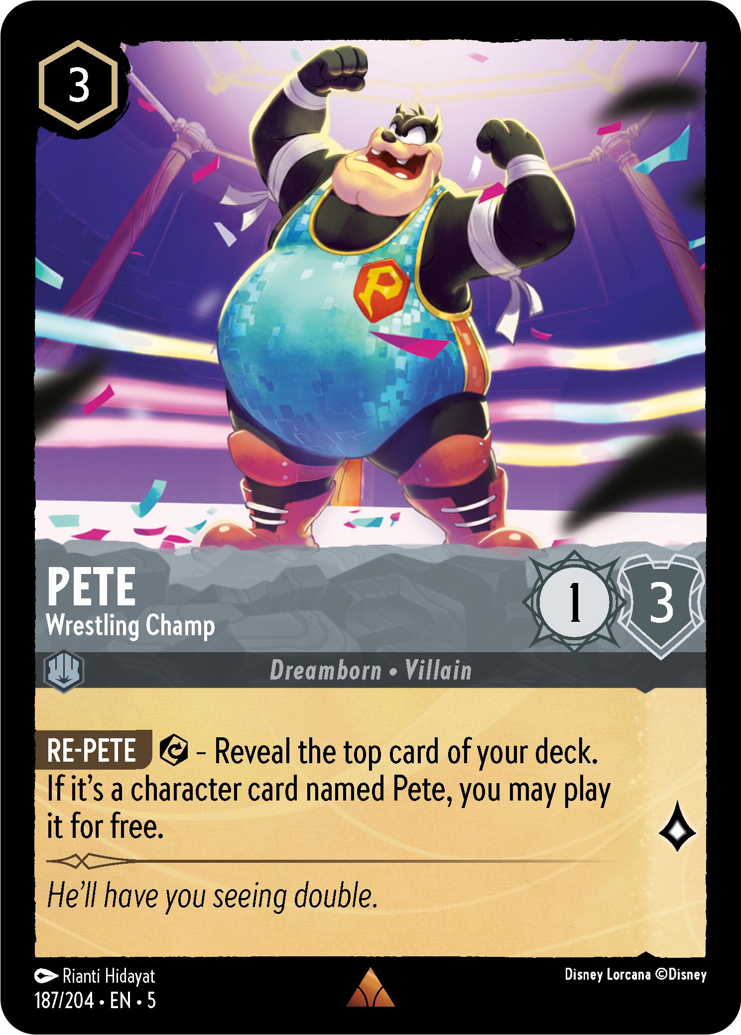 Pete - Wrestling Champ (187/204) [Shimmering Skies] | Fandemonia Ltd