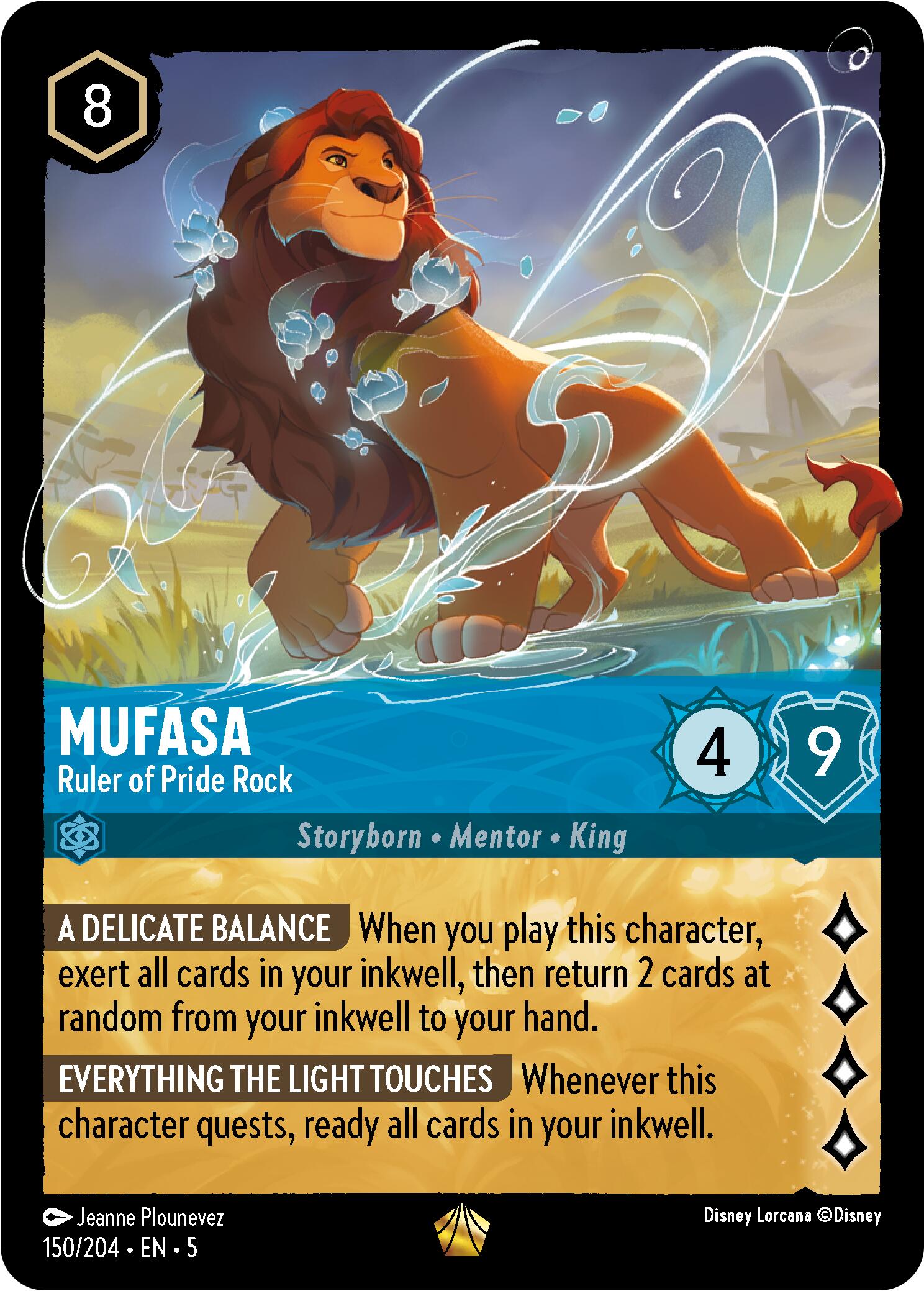 Mufasa - Ruler of Pride Rock (150/204) [Shimmering Skies] | Fandemonia Ltd