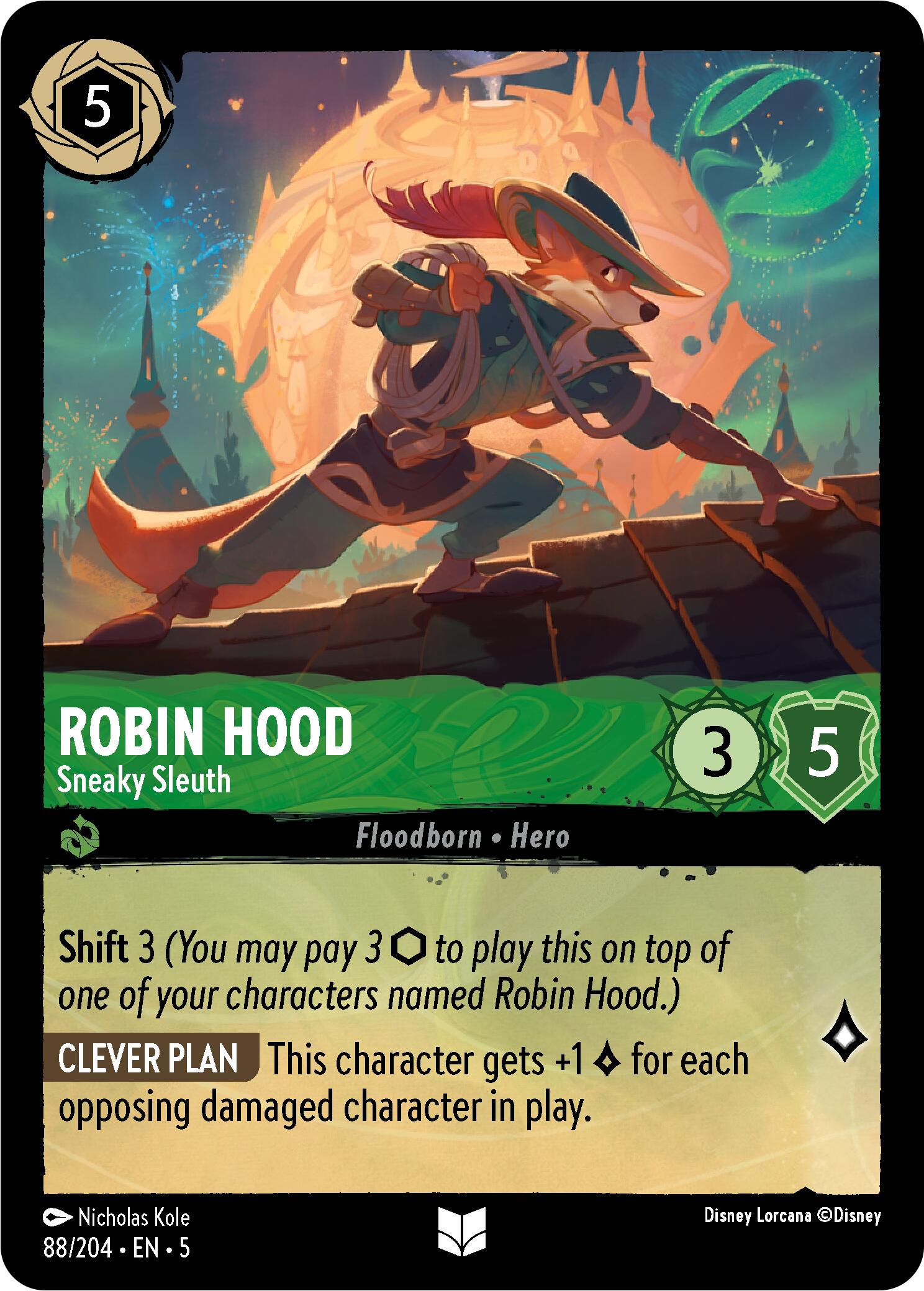 Robin Hood - Sneaky Sleuth (88/204) [Shimmering Skies] | Fandemonia Ltd