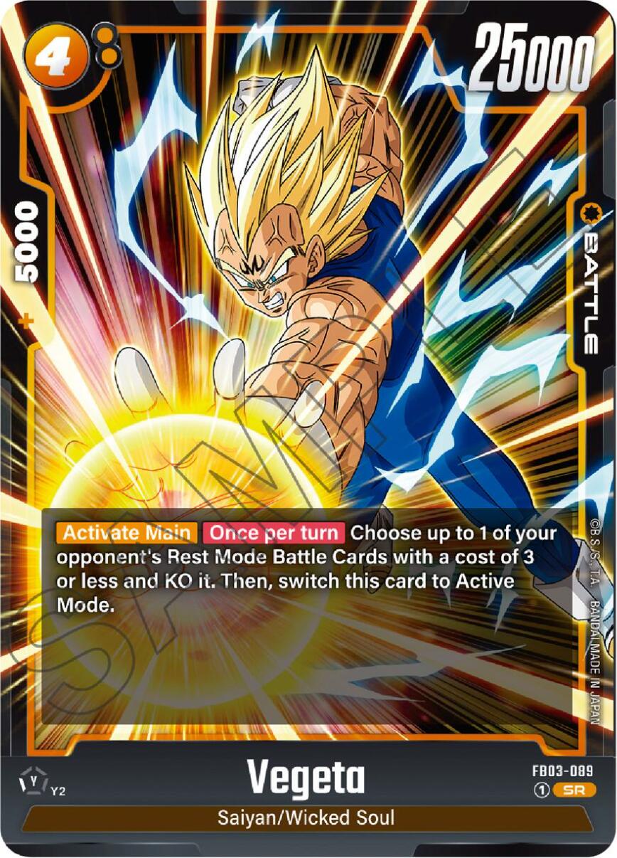 Vegeta (FB03-089) [Raging Roar] – Fandemonia Ltd