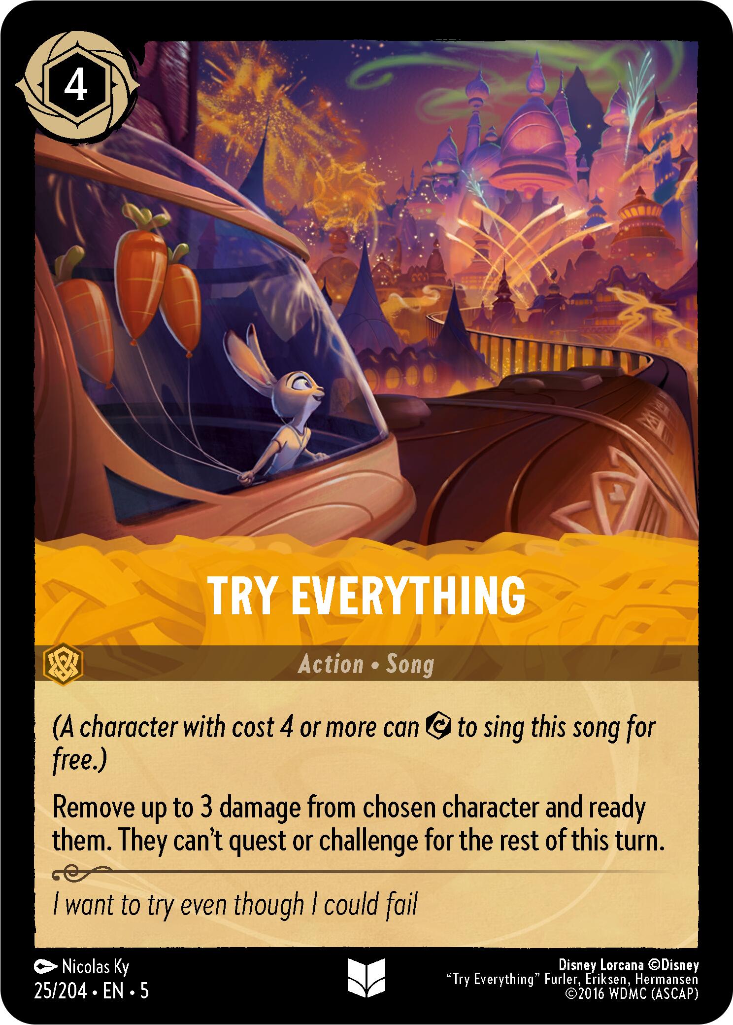 Try Everything (25/204) [Shimmering Skies] | Fandemonia Ltd