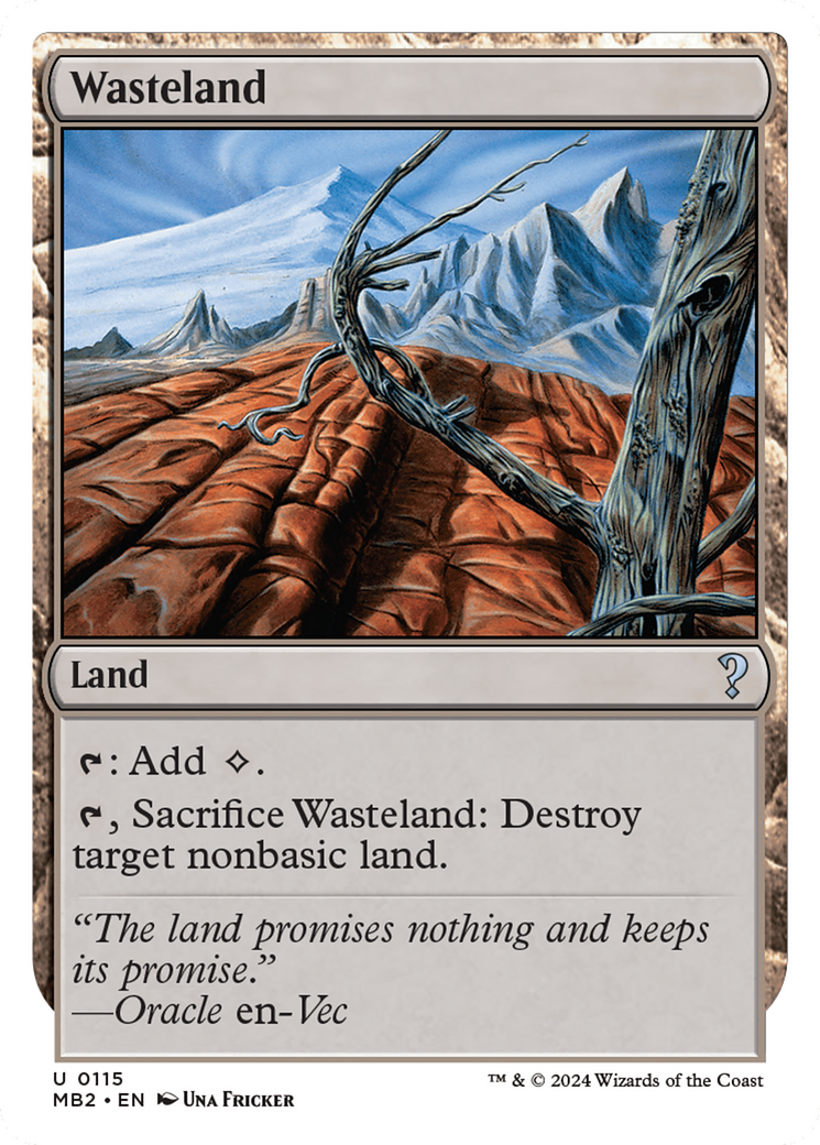 Wasteland [Mystery Booster 2] | Fandemonia Ltd