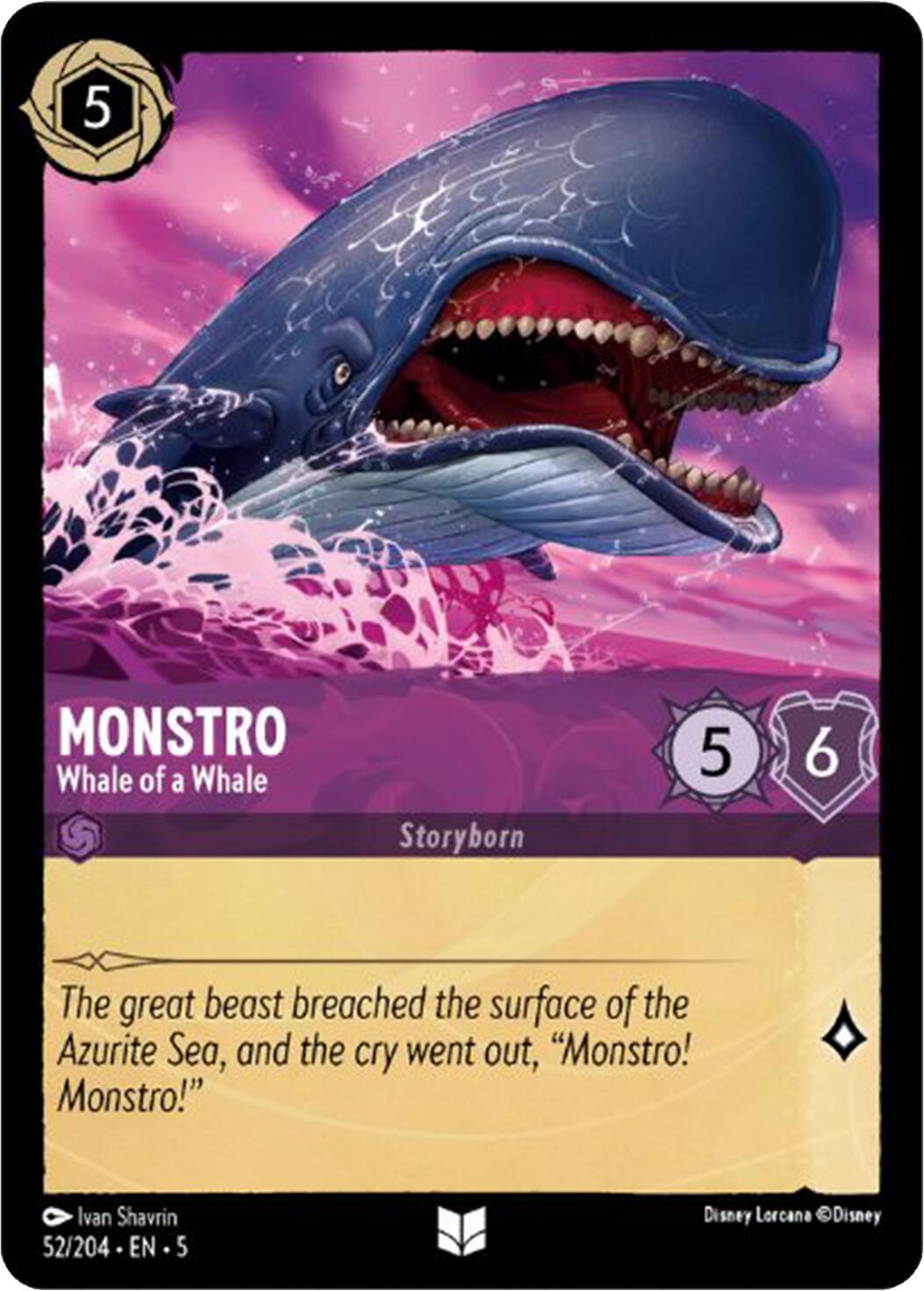 Monstro - Whale of a Whale (52/204) [Shimmering Skies] | Fandemonia Ltd