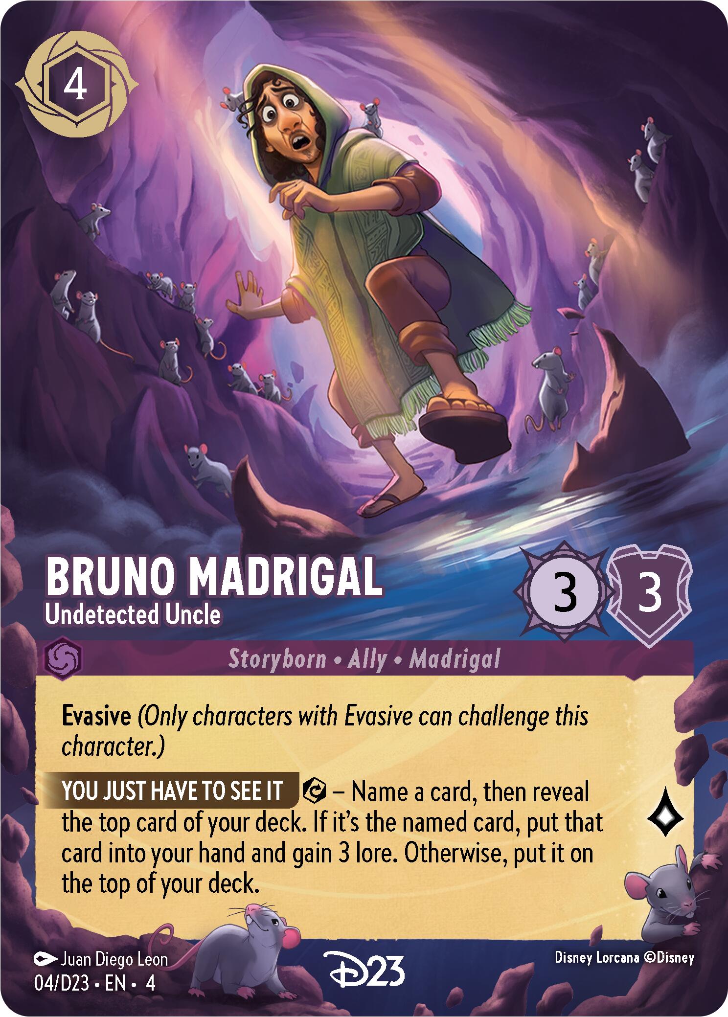 Bruno Madrigal - Undetected Uncle (4) [D23 Promos] | Fandemonia Ltd