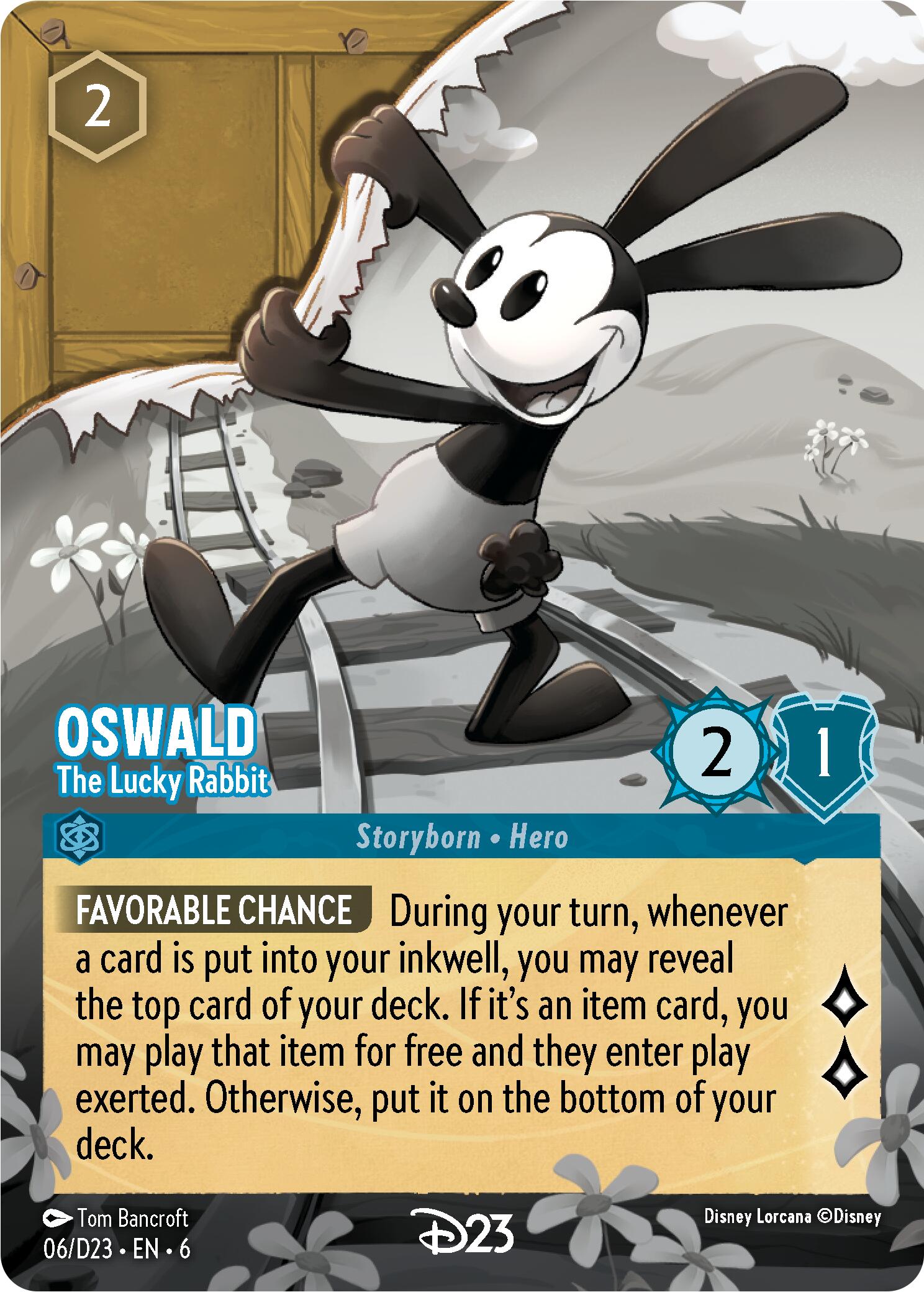 Oswald - The Lucky Rabbit (6) [D23 Promos] | Fandemonia Ltd