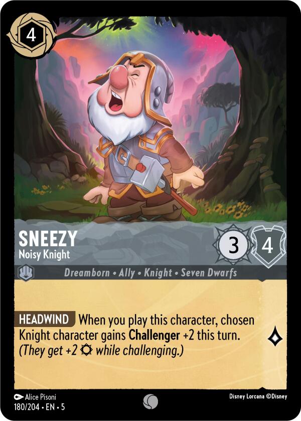 Sneezy - Noisy Knight (180/204) [Shimmering Skies] | Fandemonia Ltd