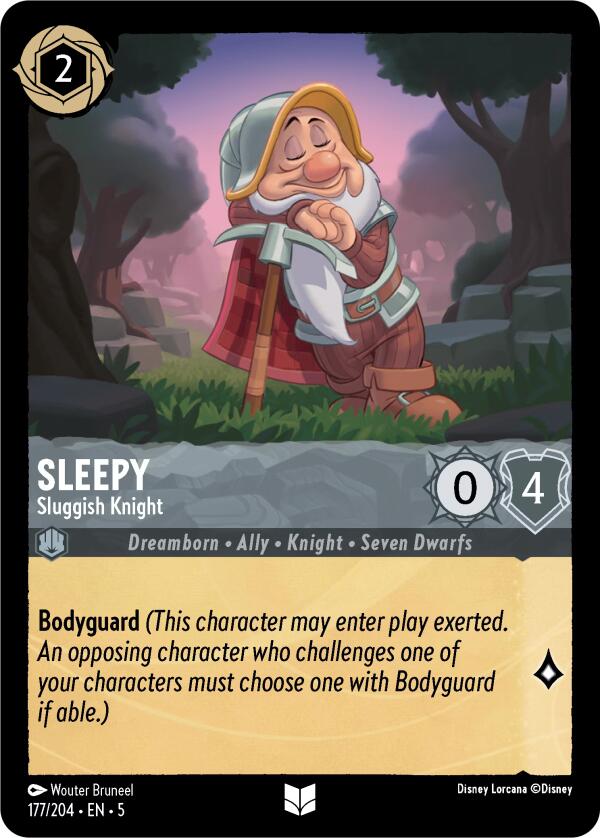 Sleepy - Sluggish Knight (177/204) [Shimmering Skies] | Fandemonia Ltd