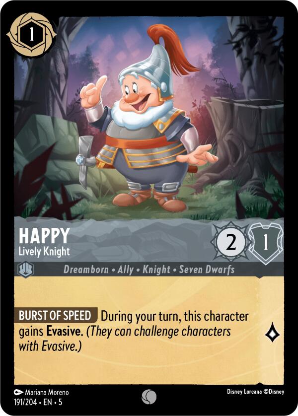 Happy - Lively Knight (191/204) [Shimmering Skies] | Fandemonia Ltd