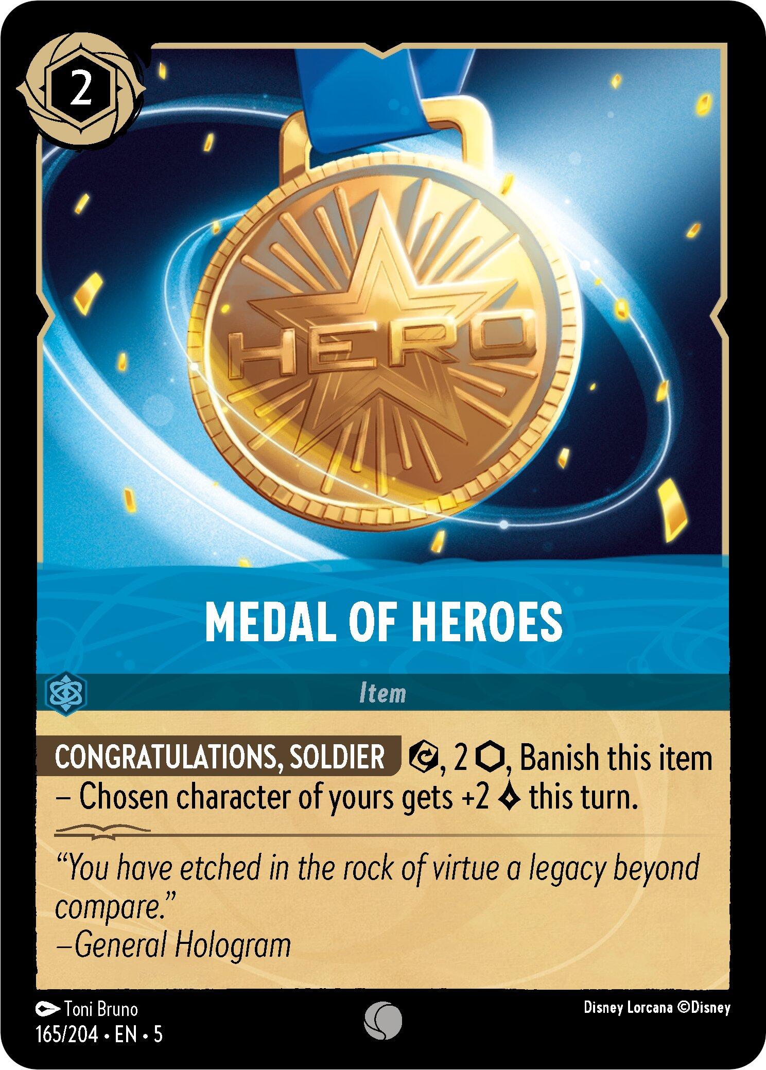 Medal of Heroes (165/204) [Shimmering Skies] | Fandemonia Ltd