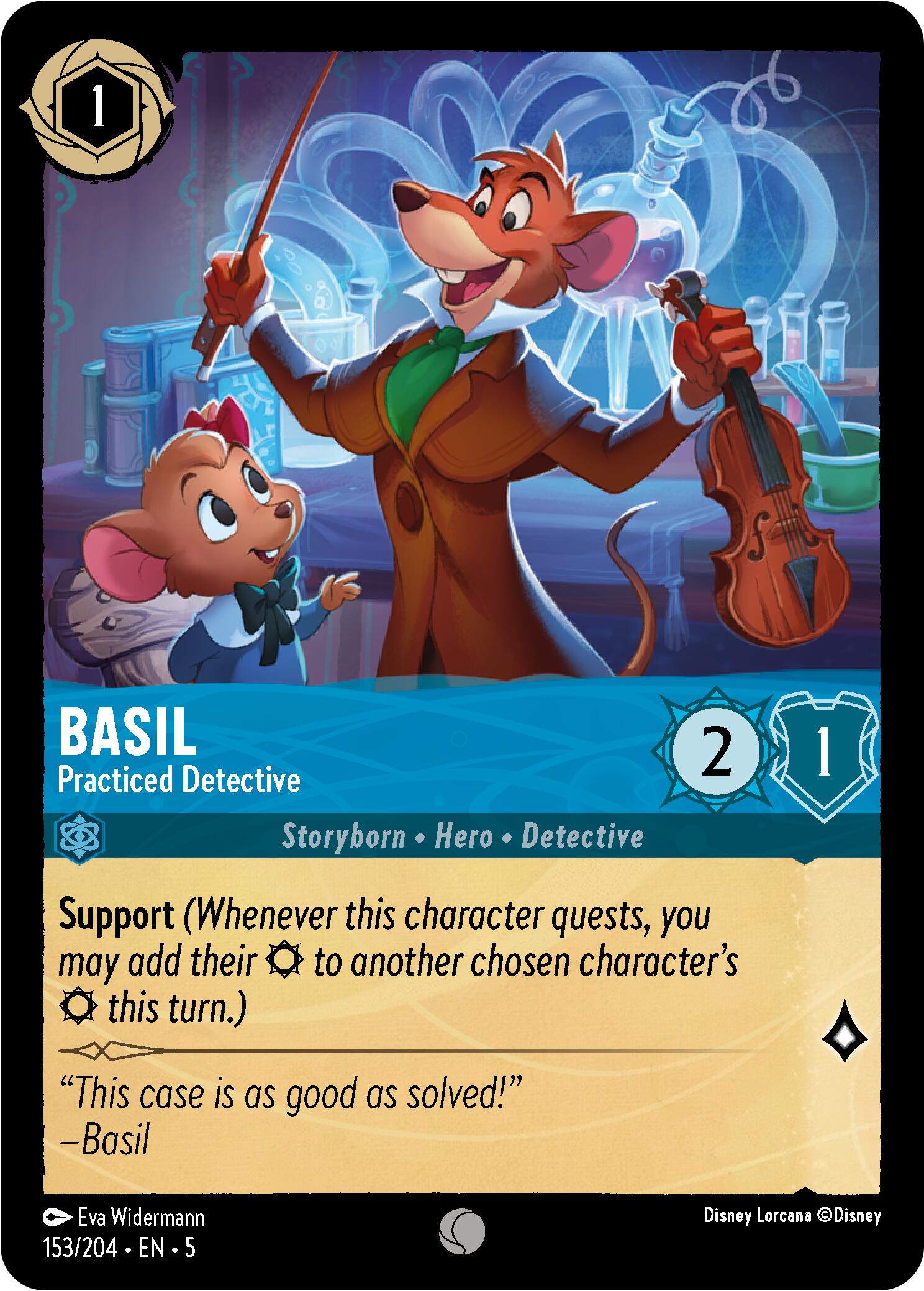 Basil - Practiced Detective (153/204) [Shimmering Skies] | Fandemonia Ltd