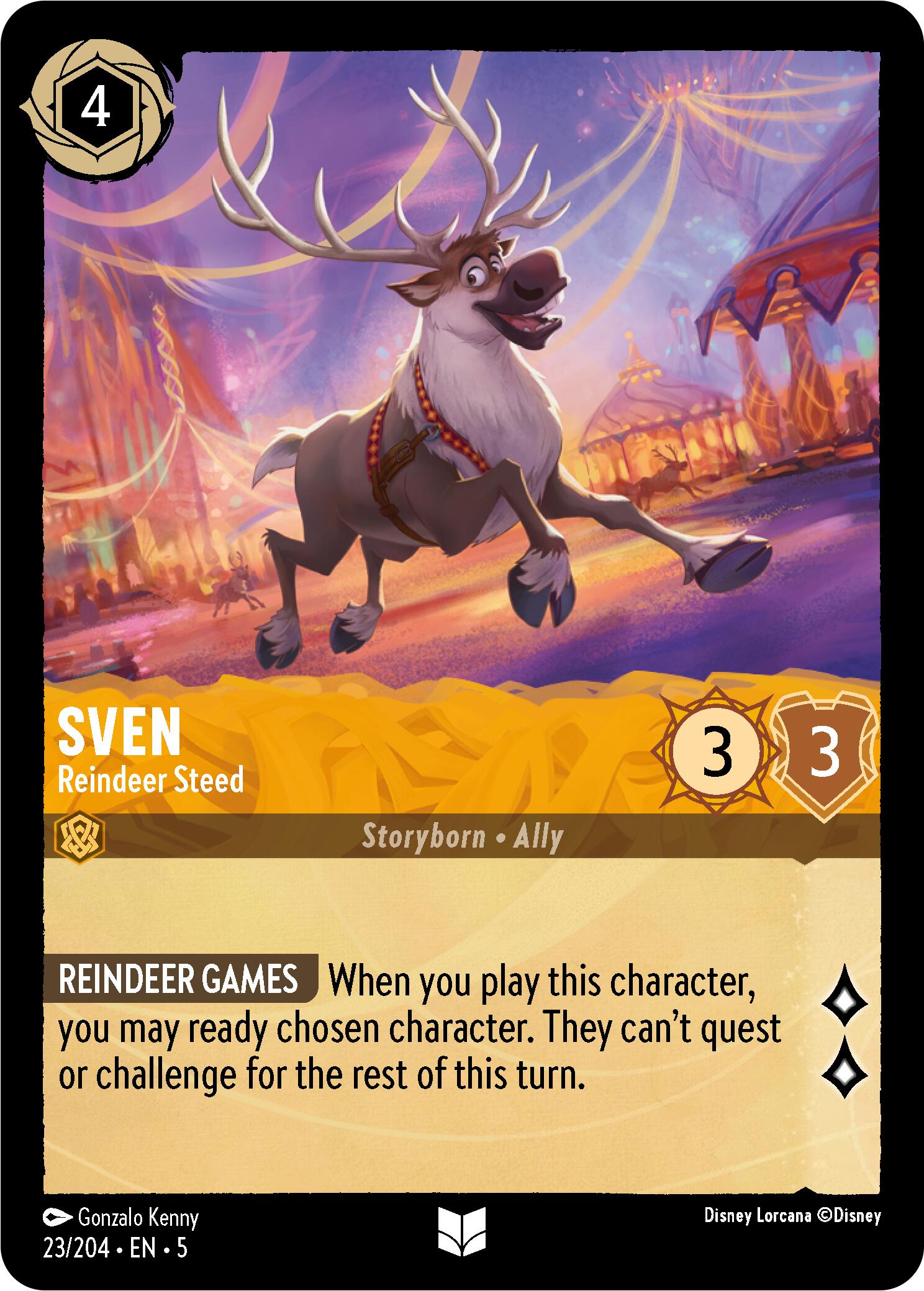 Sven - Reindeer Steed (23/204) [Shimmering Skies] | Fandemonia Ltd