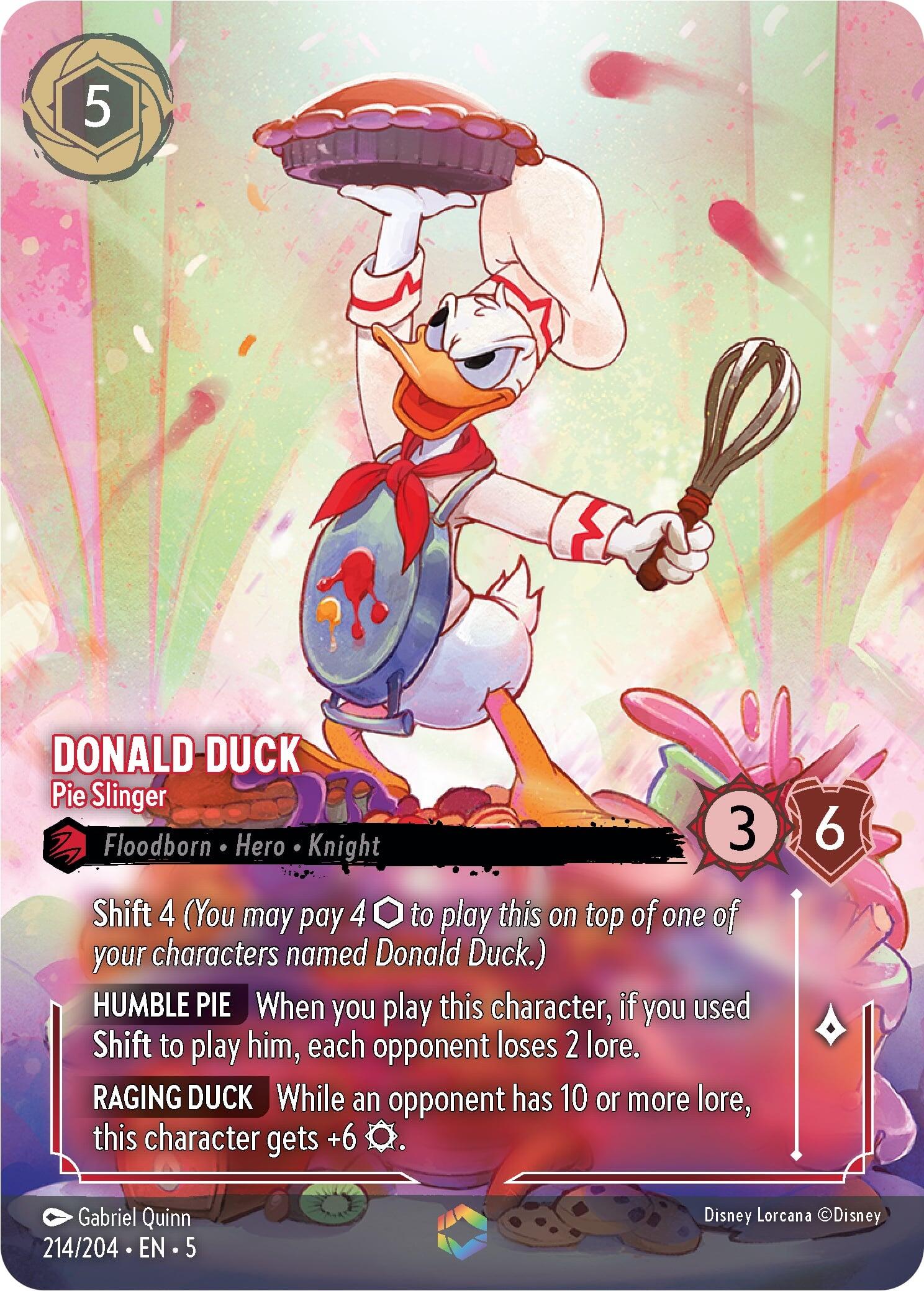 Donald Duck - Pie Slinger (Enchanted) (214/204) [Shimmering Skies] | Fandemonia Ltd