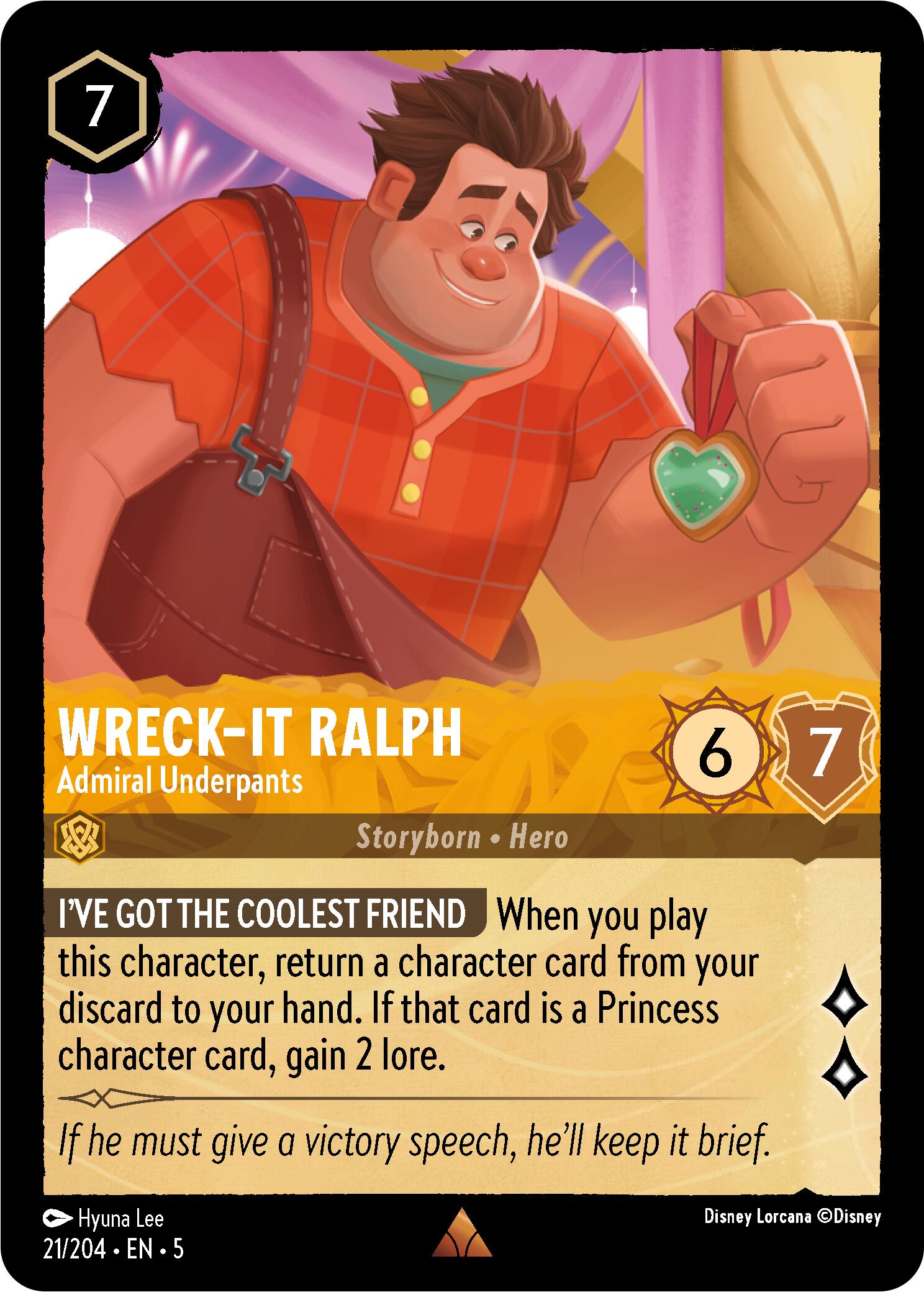 Wreck-It Ralph - Admiral Underpants (21/204) [Shimmering Skies] | Fandemonia Ltd
