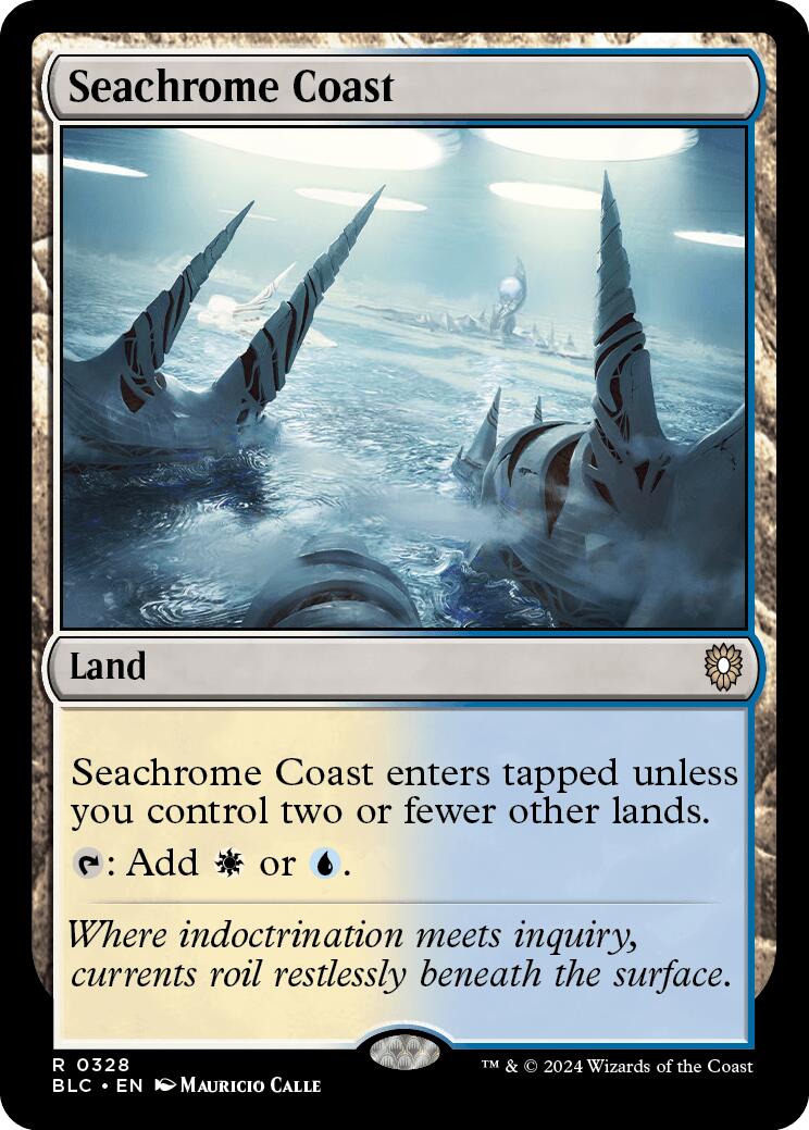 Seachrome Coast [Bloomburrow Commander] | Fandemonia Ltd