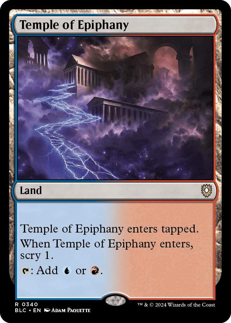 Temple of Epiphany [Bloomburrow Commander] | Fandemonia Ltd