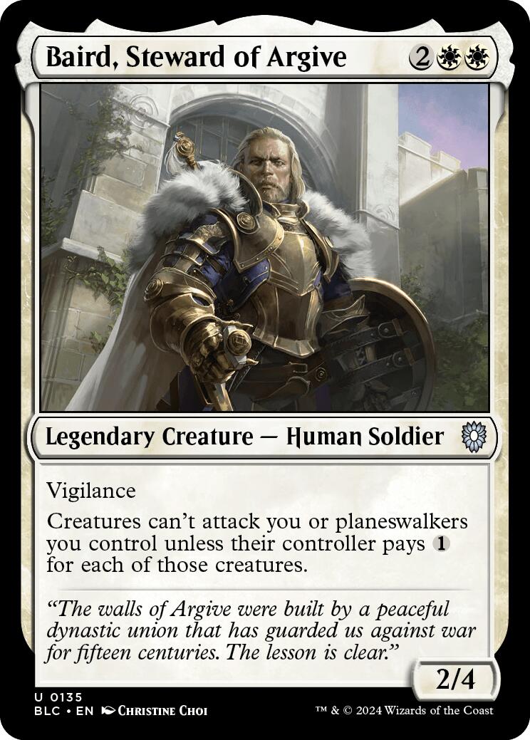 Baird, Steward of Argive [Bloomburrow Commander] | Fandemonia Ltd