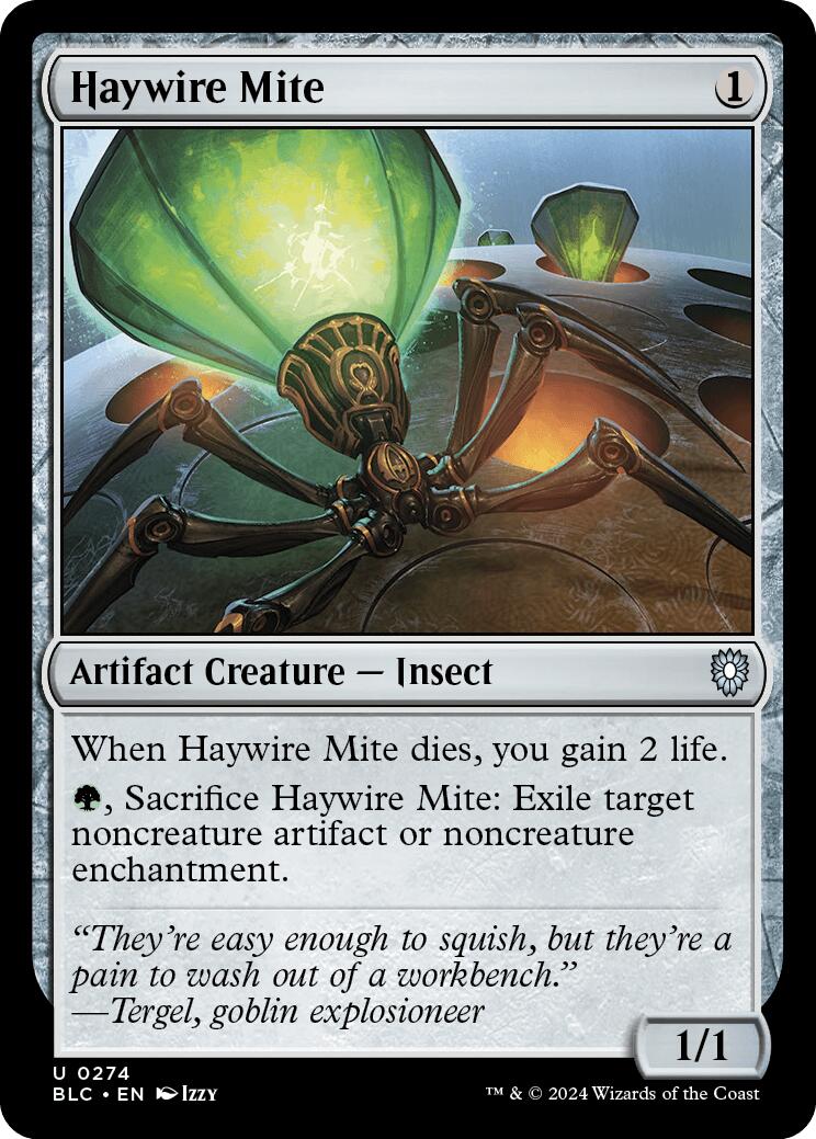Haywire Mite [Bloomburrow Commander] | Fandemonia Ltd