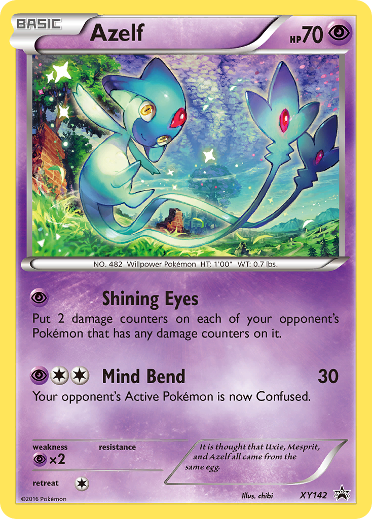 Azelf (XY142) [XY: Black Star Promos] | Fandemonia Ltd