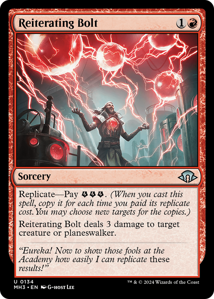Reiterating Bolt [Modern Horizons 3] | Fandemonia Ltd