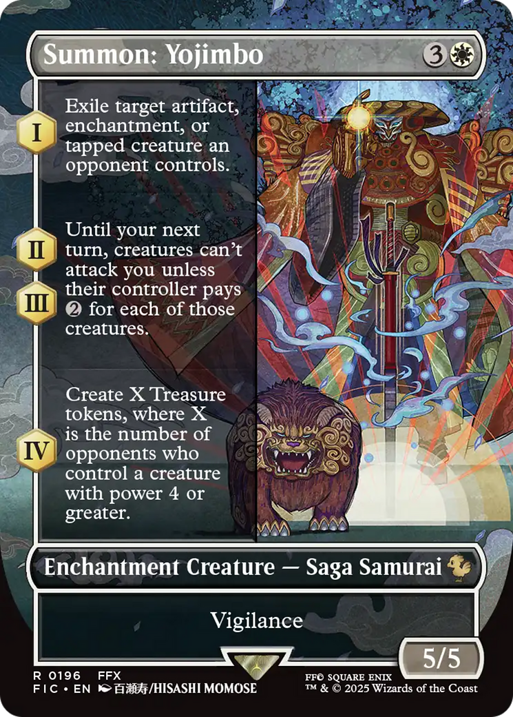 Summon: Yojimbo (Borderless) [FINAL FANTASY Commander] | Fandemonia Ltd