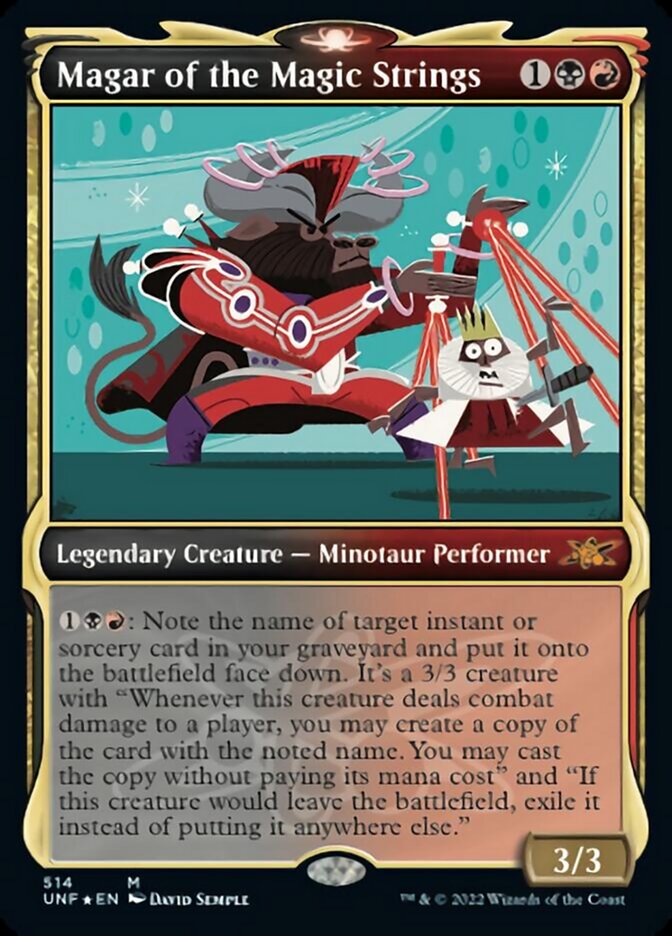 Magar of the Magic Strings (Showcase) (Galaxy Foil) [Unfinity] | Fandemonia Ltd