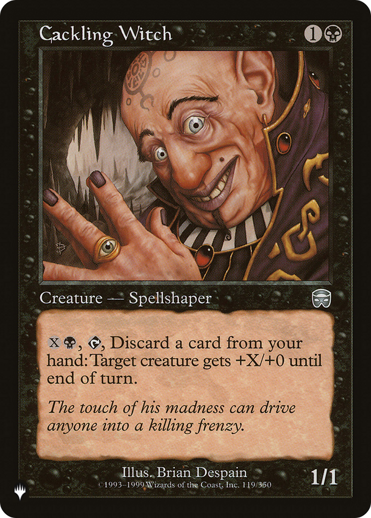 Cackling Witch [The List] | Fandemonia Ltd