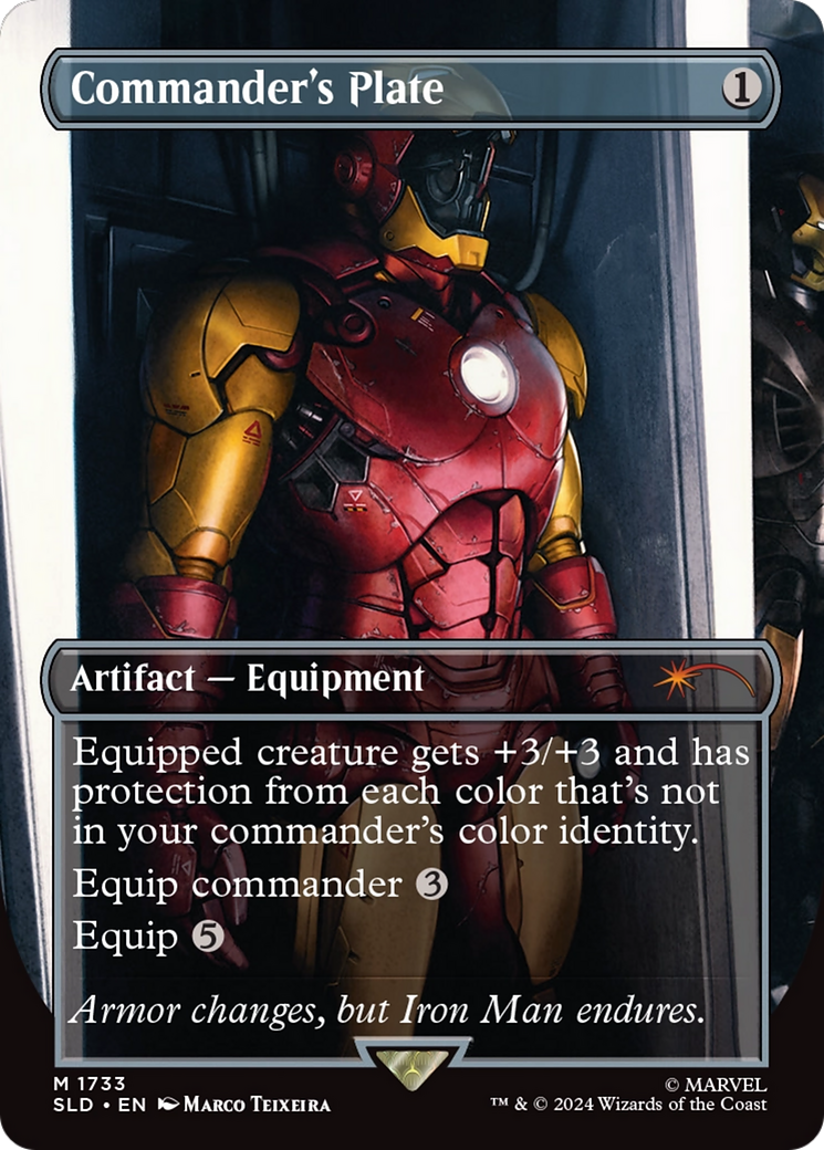 Commander's Plate (1733) [Secret Lair Drop Series] | Fandemonia Ltd