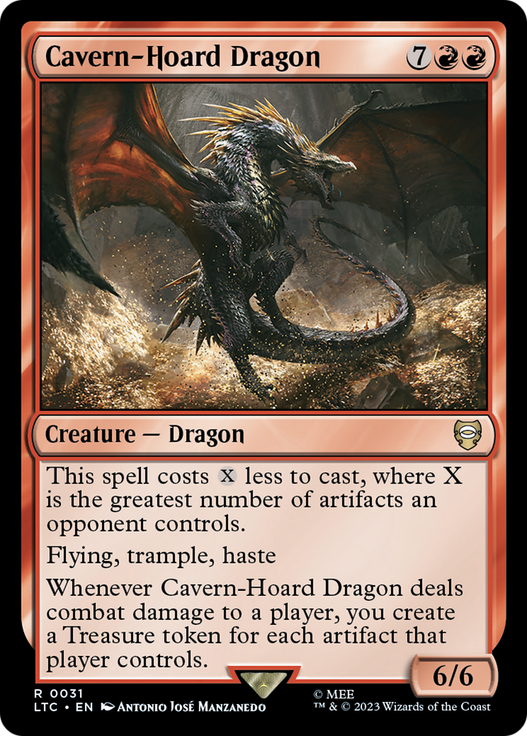 Cavern-Hoard Dragon [The Lord of the Rings: Tales of Middle-Earth Commander] | Fandemonia Ltd