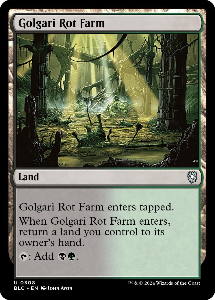 Golgari Rot Farm [Bloomburrow Commander] | Fandemonia Ltd