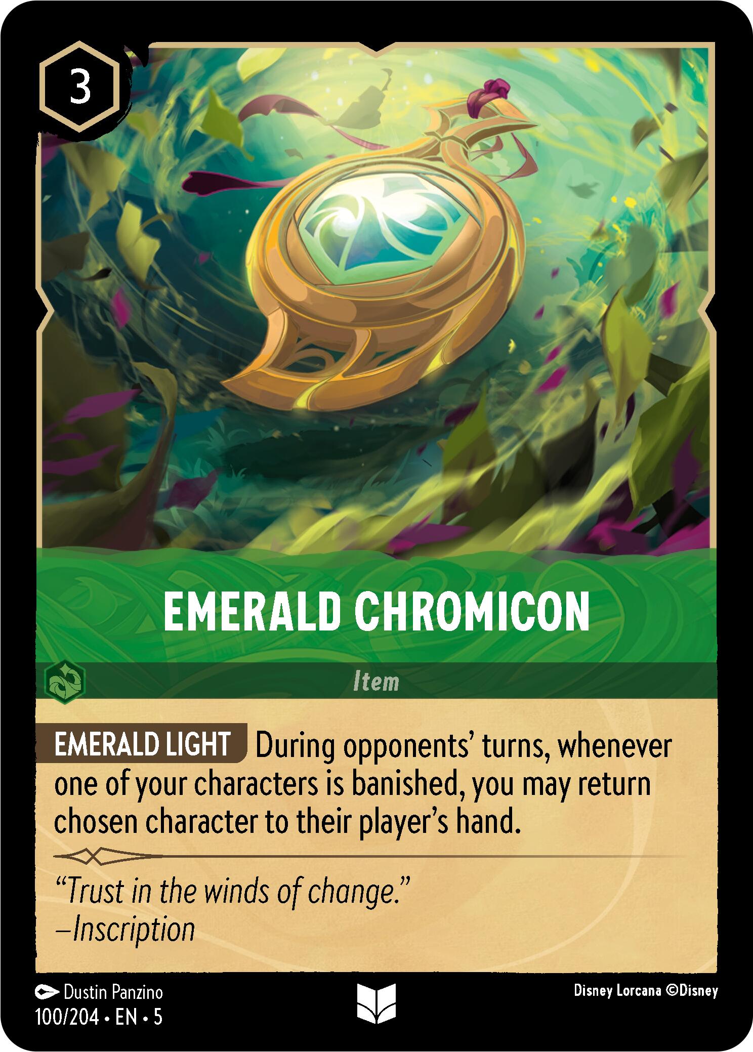 Emerald Chromicon (100/204) [Shimmering Skies] | Fandemonia Ltd