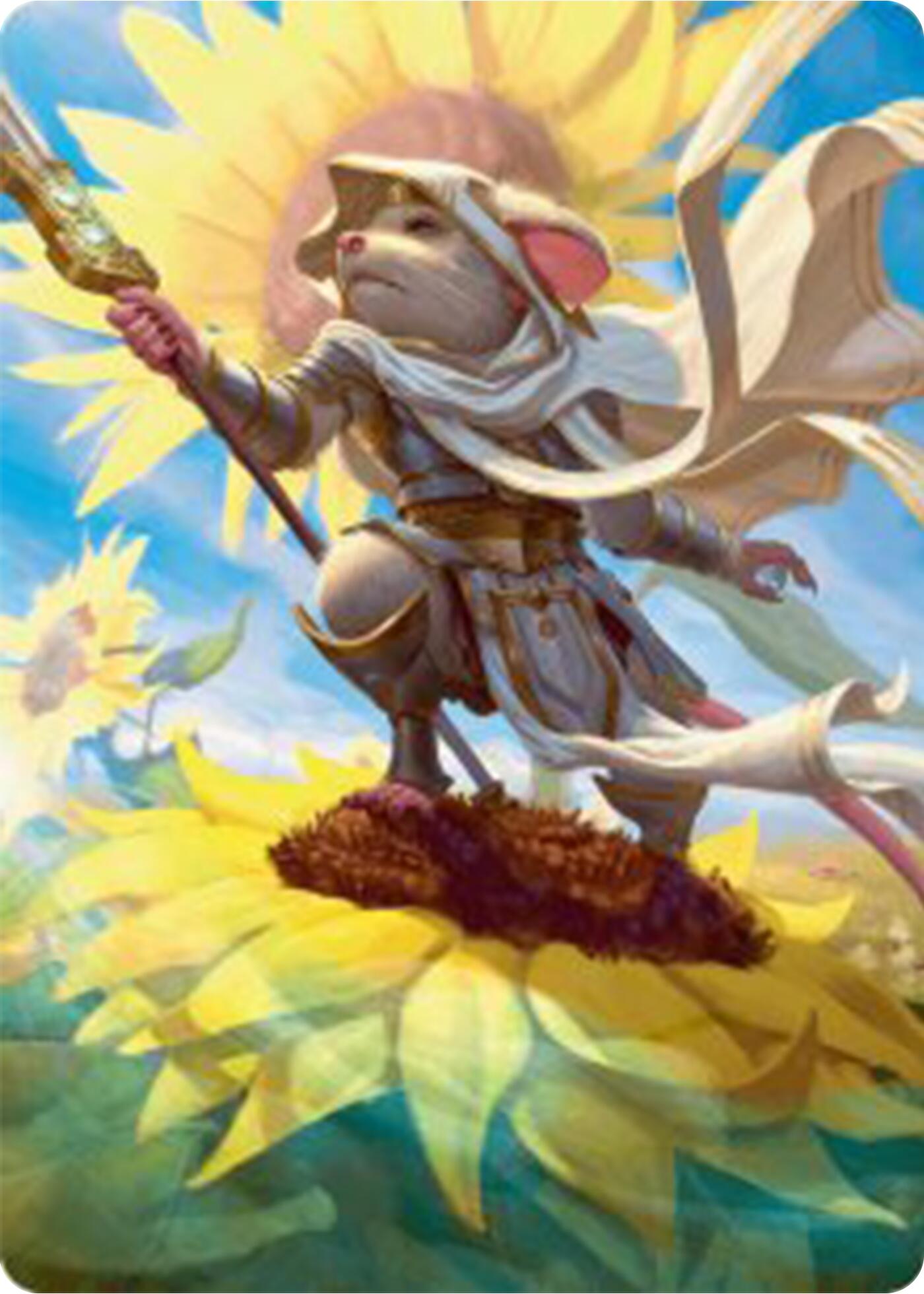 Elspeth, Sun's Champion Art Card [Bloomburrow Art Series] | Fandemonia Ltd