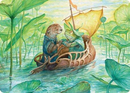 Run Away Together Art Card [Bloomburrow Art Series] | Fandemonia Ltd