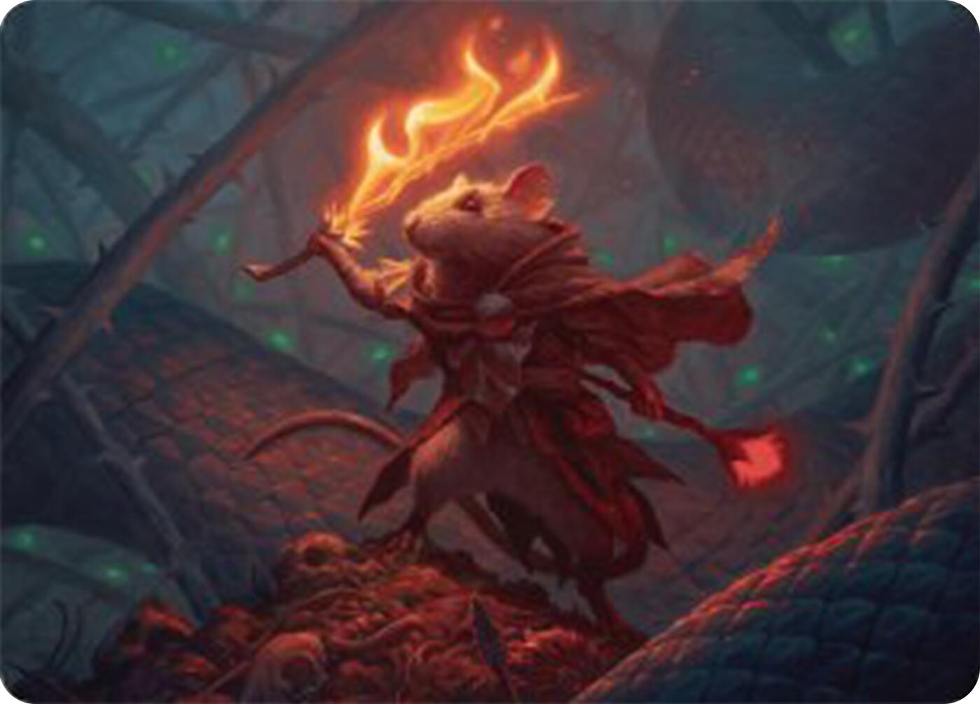 Emberheart Challenger Art Card [Bloomburrow Art Series] | Fandemonia Ltd