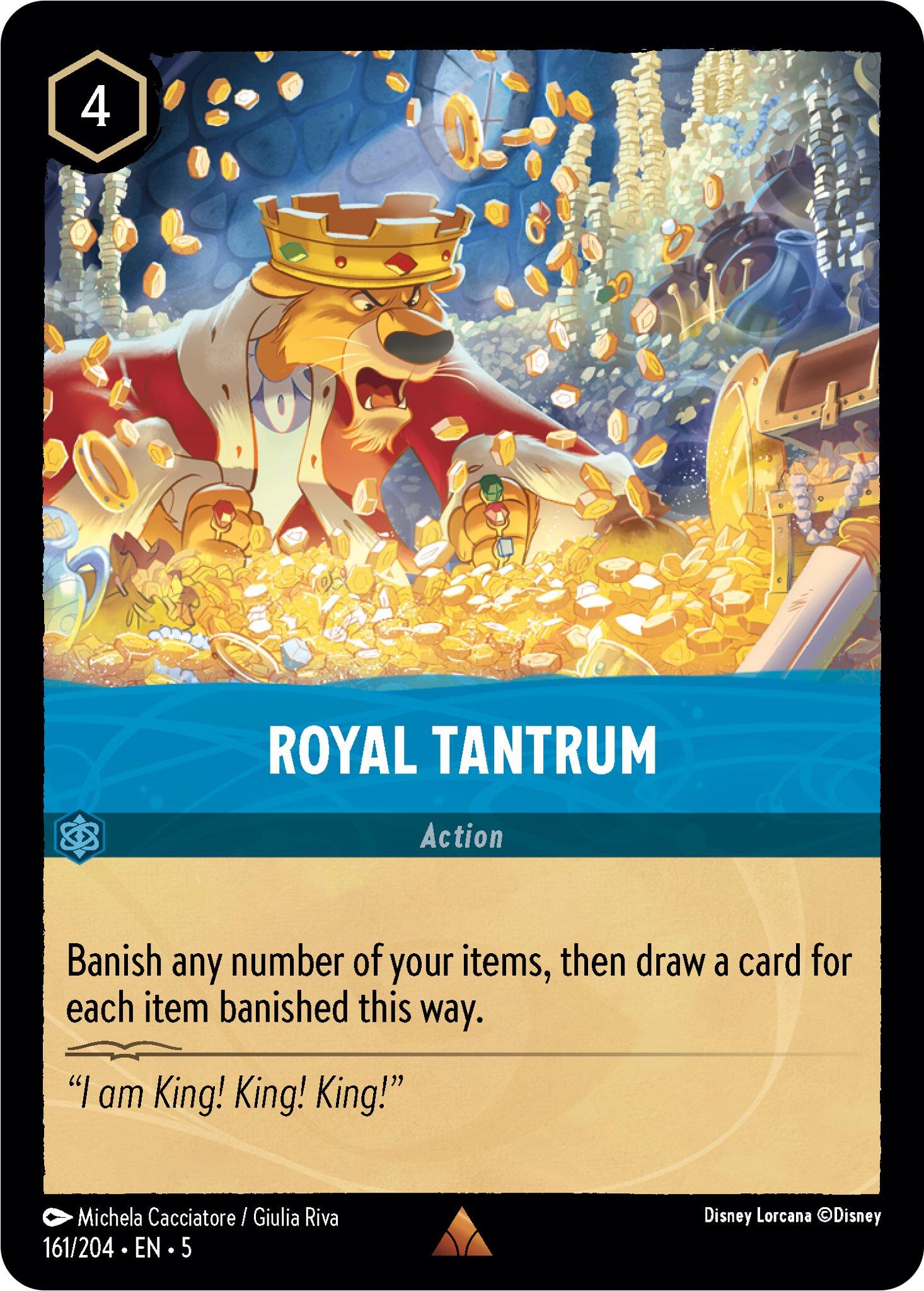 Royal Tantrum (161/204) [Shimmering Skies] | Fandemonia Ltd