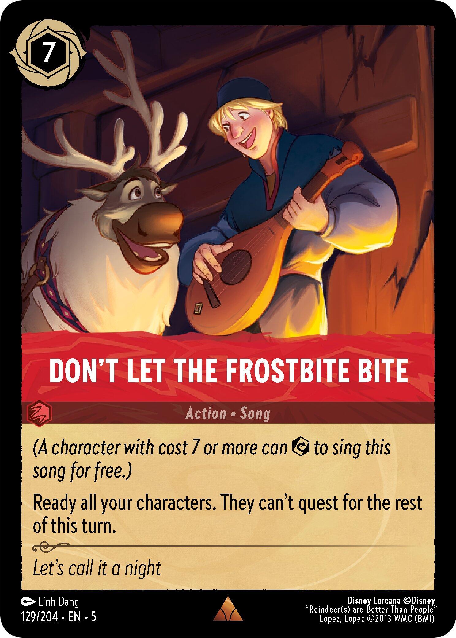 Don't Let the Frostbite Bite (129/204) [Shimmering Skies] | Fandemonia Ltd