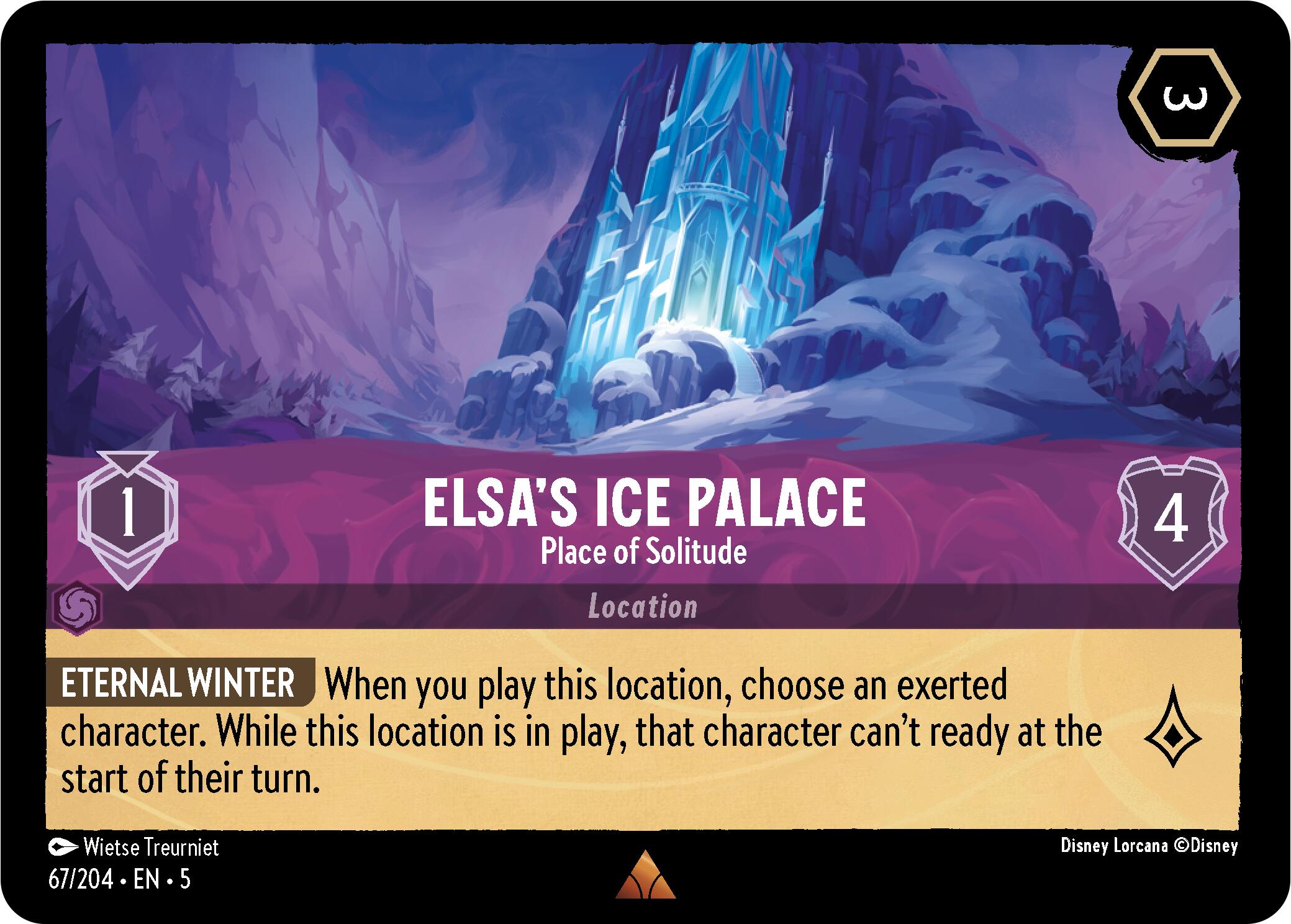 Elsa's Ice Palace - Place of Solitude (67/204) [Shimmering Skies] | Fandemonia Ltd