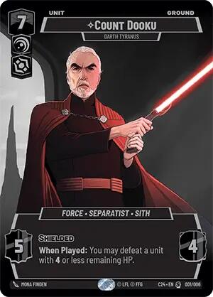 Count Dooku - Darth Tyranus (001/006) (2024 Convention Exclusive) (001/006) [Miscellaneous] | Fandemonia Ltd