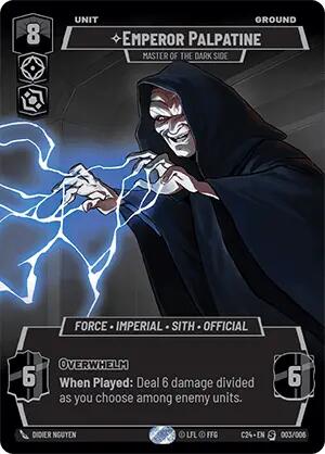 Emperor Palpatine - Master of the Dark Side (003/006) (2024 Convention Exclusive) (003/006) [Miscellaneous] | Fandemonia Ltd