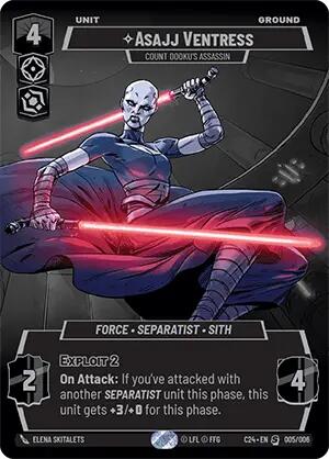 Asajj Ventress - Count Dooku's Assassin (005/006) (2024 Convention Exclusive) (005/006) [Miscellaneous] | Fandemonia Ltd