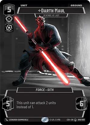 Darth Maul - Revenge at Last (006/006) (2024 Convention Exclusive) (006/006) [Miscellaneous] | Fandemonia Ltd