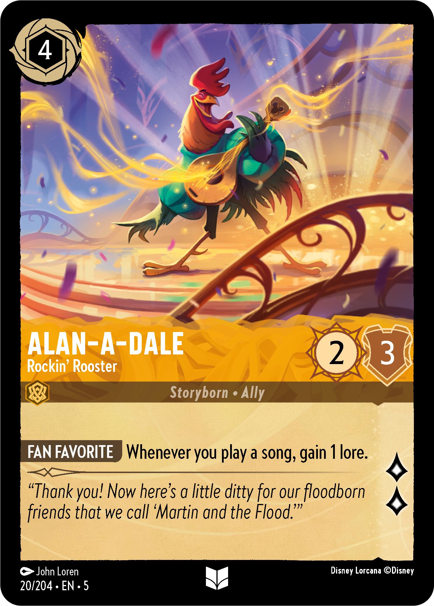 Alan-A-Dale - Rockin' Rooster (20/204) [Shimmering Skies] | Fandemonia Ltd