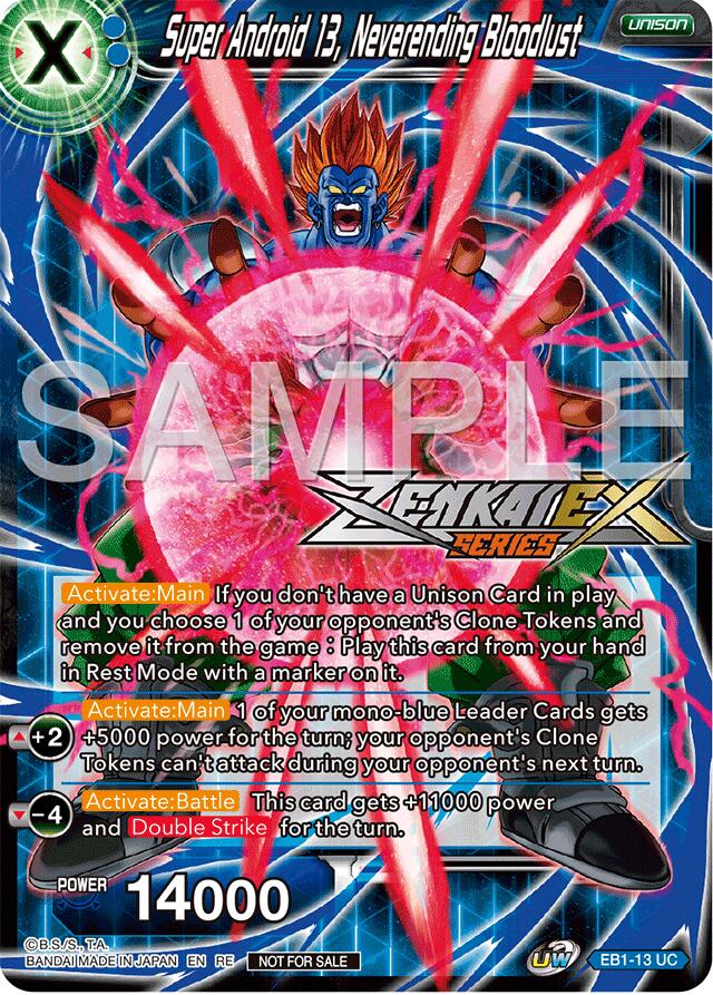 Super Android 13, Neverending Bloodlust (Event Pack 15) (EB1-13) [Promotion Cards] | Fandemonia Ltd