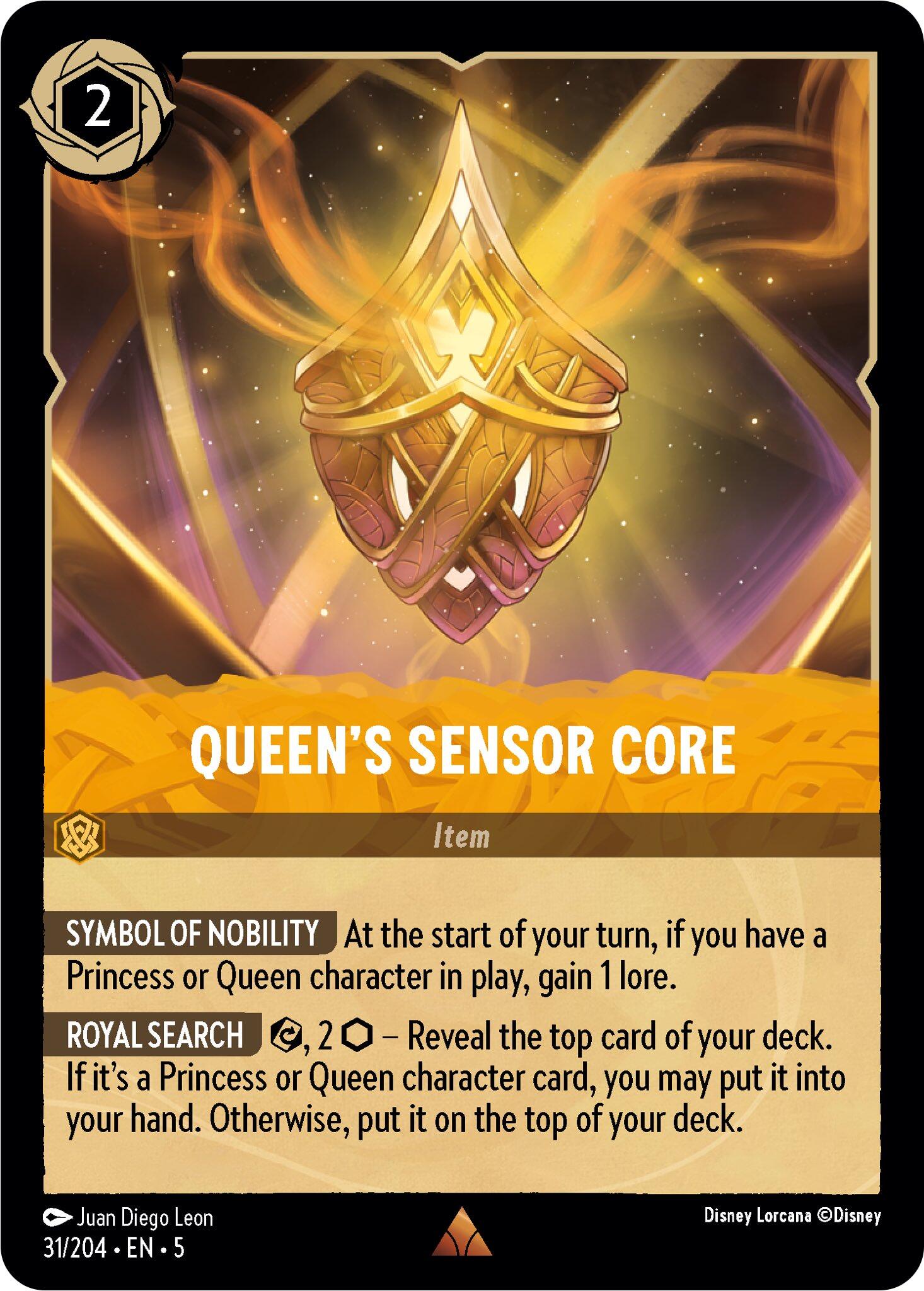 Queen's Sensor Core (31/204) [Shimmering Skies] | Fandemonia Ltd