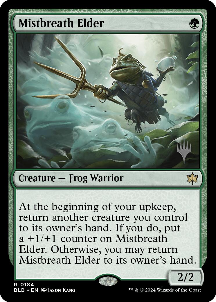 Mistbreath Elder (Promo Pack) [Bloomburrow Promos] | Fandemonia Ltd
