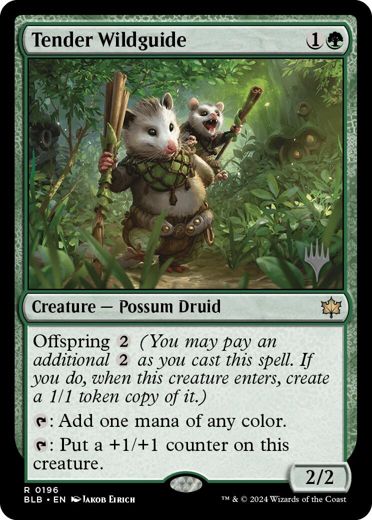 Tender Wildguide (Promo Pack) [Bloomburrow Promos] | Fandemonia Ltd