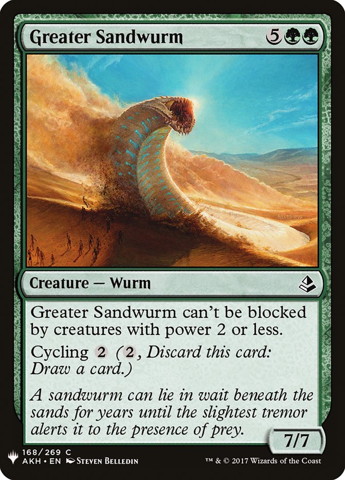 Greater Sandwurm [Mystery Booster] | Fandemonia Ltd