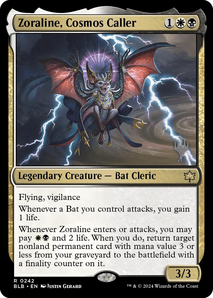 Zoraline, Cosmos Caller (Promo Pack) [Bloomburrow Promos] | Fandemonia Ltd