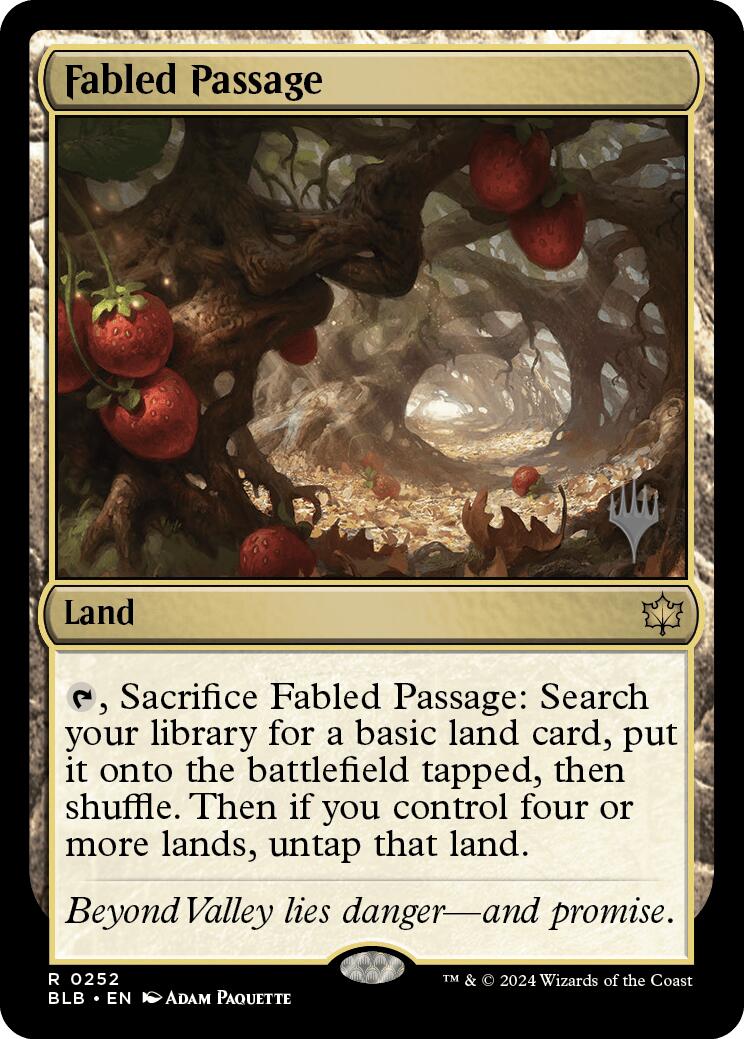 Fabled Passage (Promo Pack) [Bloomburrow Promos] | Fandemonia Ltd