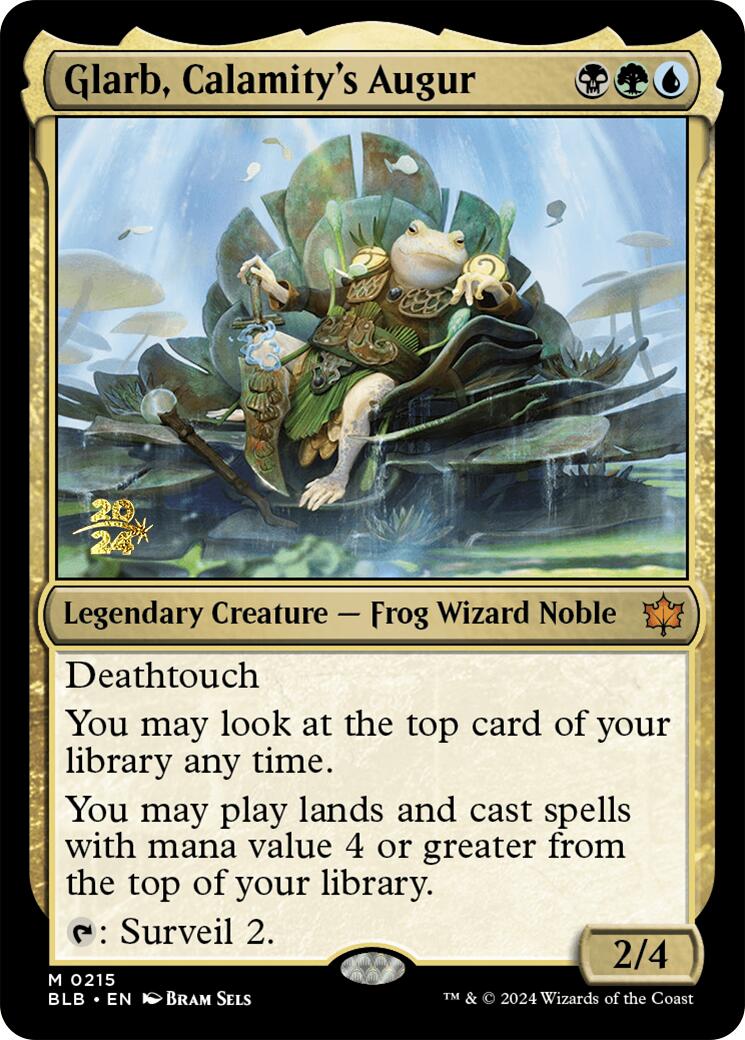 Glarb, Calamity's Augur [Bloomburrow Prerelease Promos] | Fandemonia Ltd
